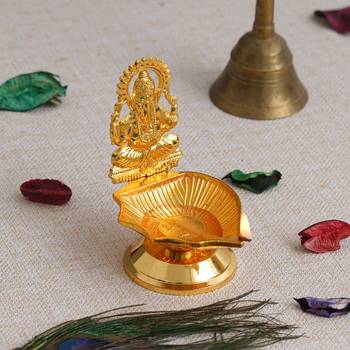 1 lord ganesha idol decorative diya 1