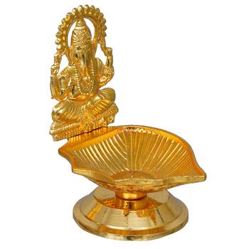 1 lord ganesha idol decorative diya 3