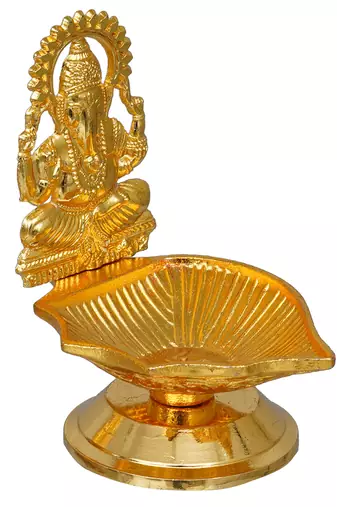 1 lord ganesha idol decorative diya