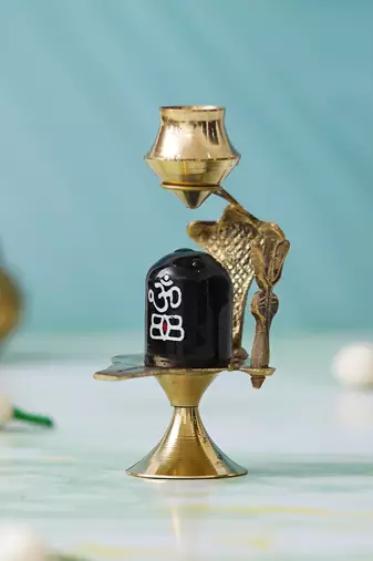 1 shivling with naag devta statue