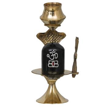 1 shivling with naag devta statue 3