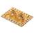 One golden decorative roli chawal holder, akshata haldi kumkum holder