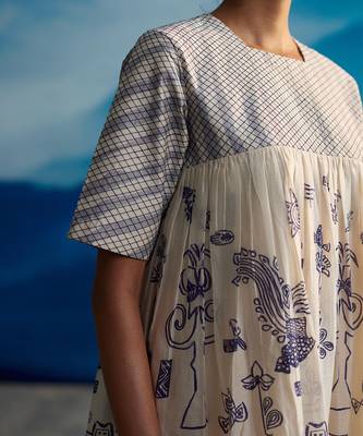 Erica quilted yoke dress 5