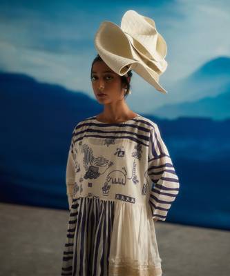 Delphine patchwork dress 2