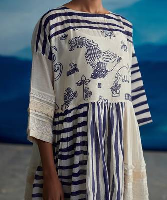 Delphine patchwork dress 3