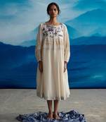 Ambretta square sleeve dress