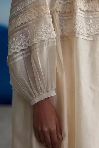 Ambretta square sleeve dress