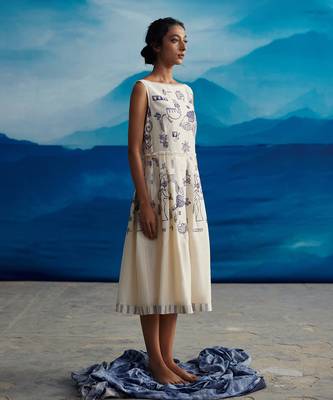Pema knife pleat dress 2