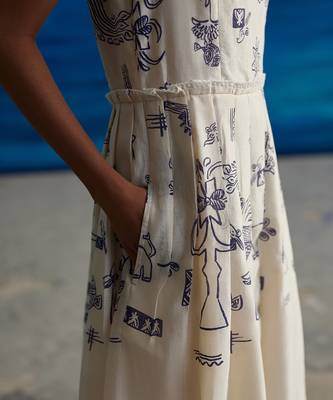 Pema knife pleat dress 4