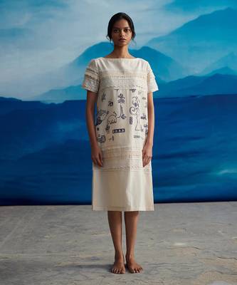 Camellia shift dress 1