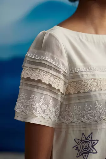 Camellia shift dress