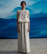 Calantha pleated top