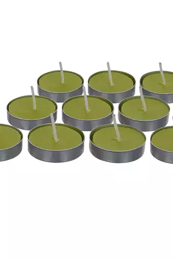 One set of 10 jasmine scented tea light candles