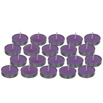 One set of 10 lavender scented tea light candles 4