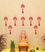 Pack of 1 lotus flower decorative wall hanging for home decor