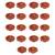 Set of 18 decorative clay diyas deepam oil lamps, mitti diya for diwali