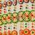 Pack of 10 rings with pom-pom tassels bell wall hangings toran
