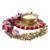 One designer handcrafted floral tea light holder