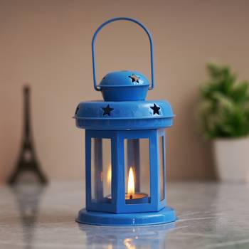 One lantern decoration with tealight candle 1