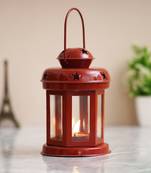 One lantern decoration with tealight candle