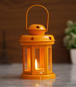 One lantern decoration with tealight candle
