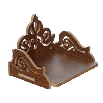 One carved design laminated wood pooja temple/mandir 3