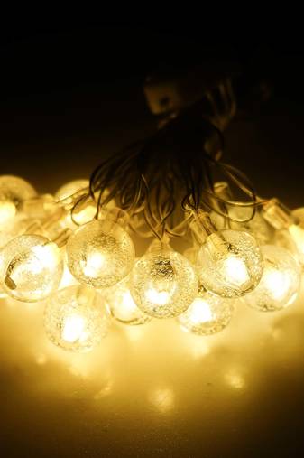 One crystal ball decorative led color changing fairy string lights for diwali
