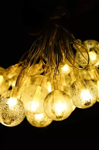 One crystal ball decorative led color changing fairy string lights for diwali