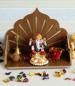 One sunrays design laminated wood pooja temple/mandir