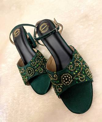 Emerald green heels 3