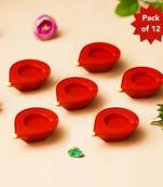 Set of 12 led water sensor diyas