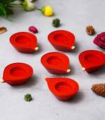 Set of 6 led water sensor diyas