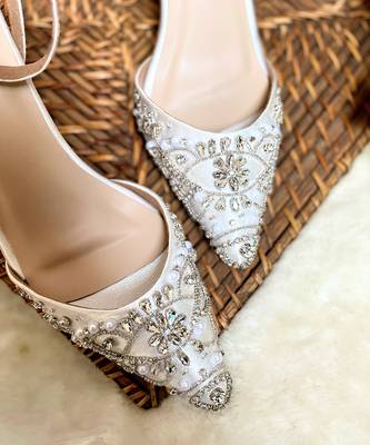 White diamond pumps 2