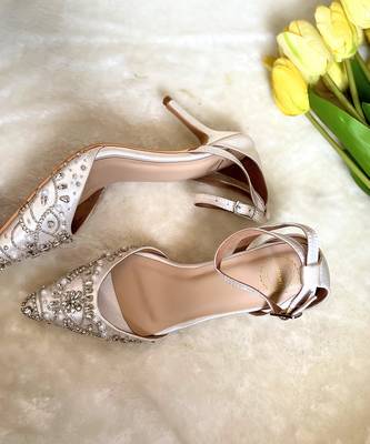 White diamond pumps 3