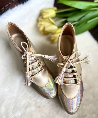 Rainbow sneaker wedges 1