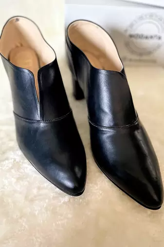 Black ankle boots