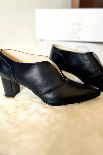 Black ankle boots