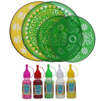 Rangoli stencils set 3