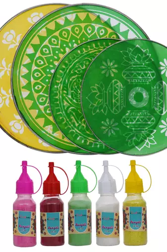 Rangoli stencils set