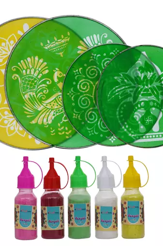 Rangoli stencils set