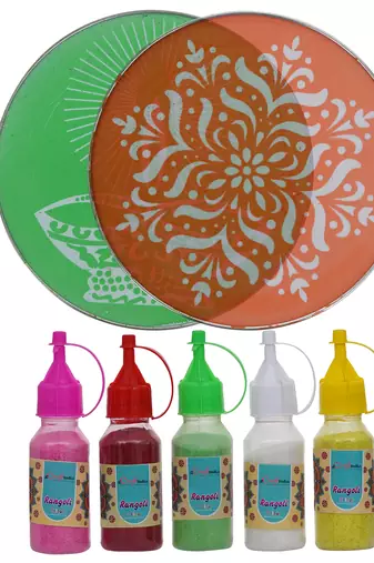 Rangoli stencils set