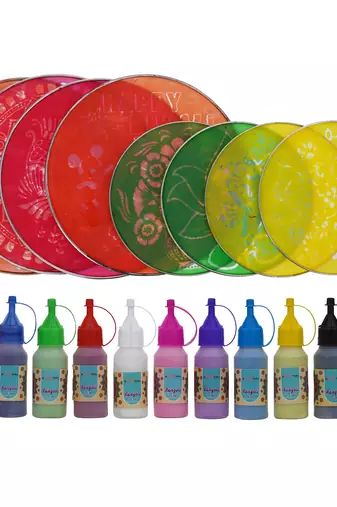 Rangoli stencils set