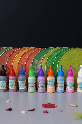 Rangoli stencils set