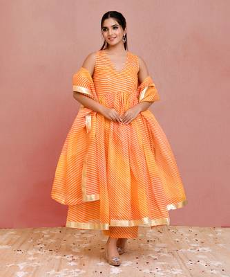 Saanjh lehariya anarkali set 2