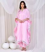 Baby pink kaftan set