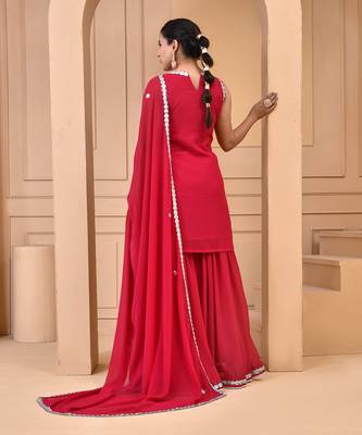Jazzberry georgette sharara set 5