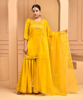 Gold dust sharara set 1