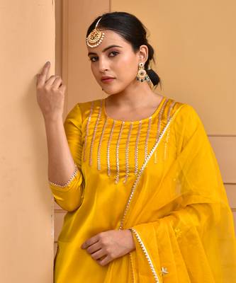 Gold dust sharara set 3
