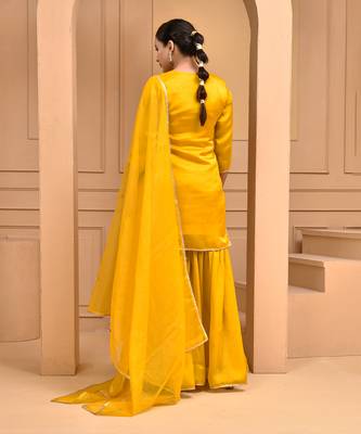 Gold dust sharara set 4