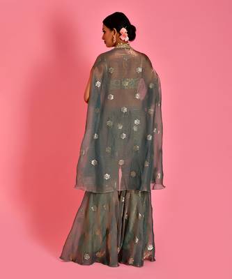 Chitra cape & sharara set 5